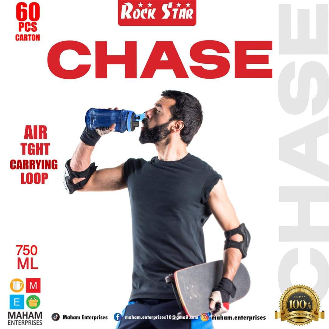 Chase Water Bottle 750 Ml with Handle