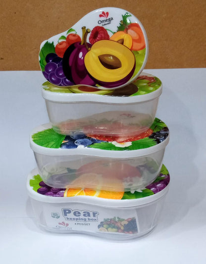 Pear 4 in 1 Bowls set