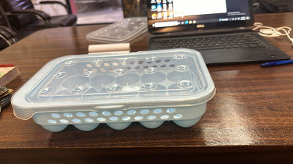 Eggs Tray With Transparent Lid (For 15 Eggs)